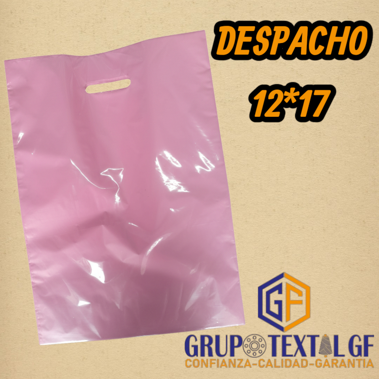 BOLSA DESPACHO 12*17 ROSADO