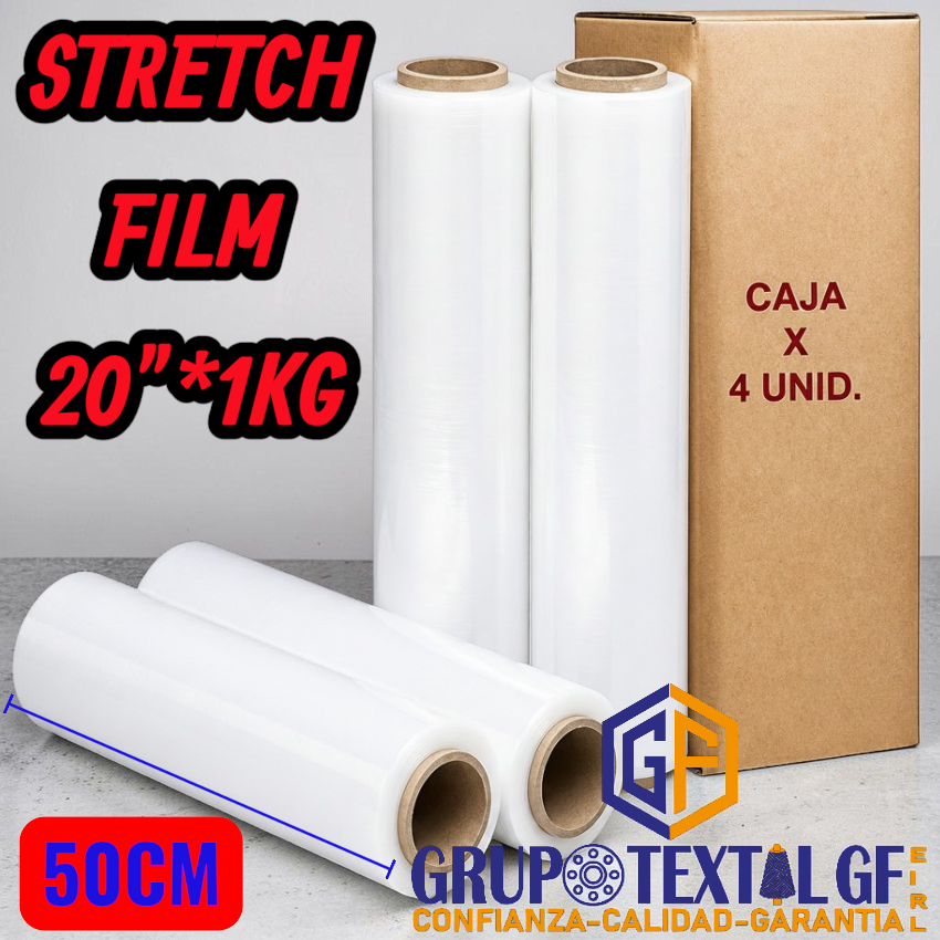 STRETCH FILM TRANSPARENTE 20"*1KG