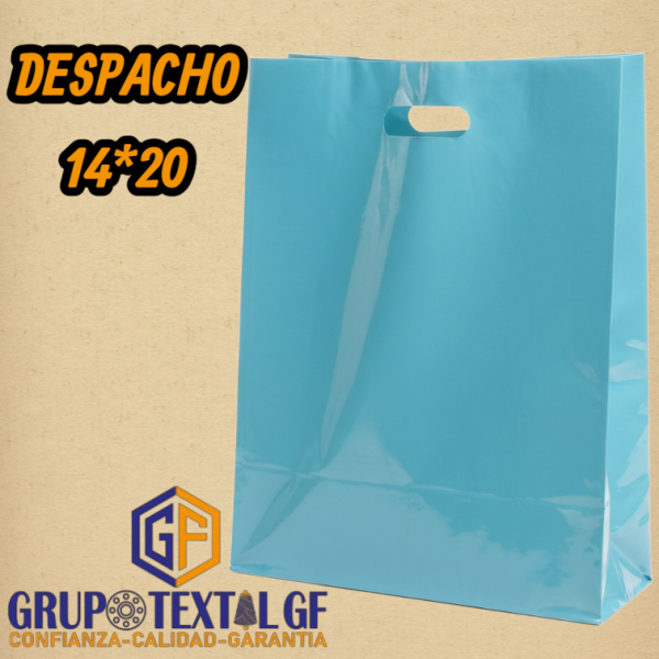 BOLSA DESPACHO 14*20 CELESTE