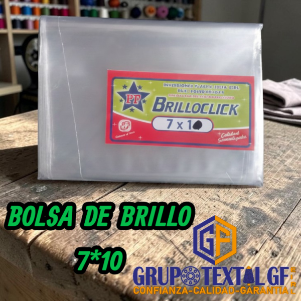 BOLSA DE BRILLO 7*10