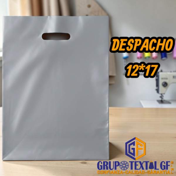 BOLSA DESPACHO 12*17 PLOMO