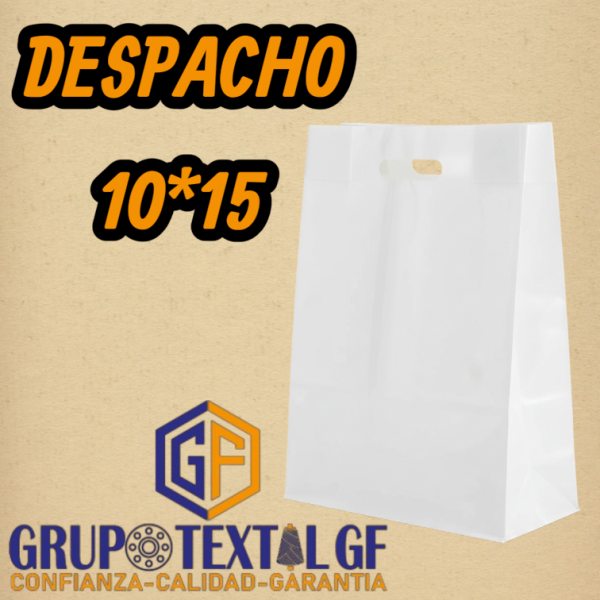 BOLSA DESPACHO 10*15 BLANCO