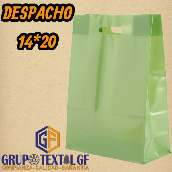 BOLSA DESPACHO 14*20 VERDE LIMON